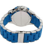 Buy Shop Marc Jacobs Rock Chronograph Blue Dial Blue Silicone Strap Watch for Women - MBM2575 USA Online
