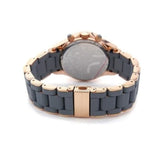 Buy Shop Marc Jacobs Rock Chronograph Grey Dial Grey Silicone Strap Watch for Women - MBM2550 USA Online