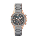 Buy Shop Marc Jacobs Rock Chronograph Grey Dial Grey Silicone Strap Watch for Women - MBM2550 USA Online