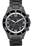 Buy Shop Marc Jacobs Rock Chronograph Limited Edition Gray Dial Gray Steel Strap Watch for Women - MBM5025 USA Online