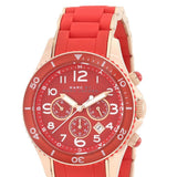 Buy Shop Marc Jacobs Rock Chronograph Red Dial Red Silicone Strap Watch for Women - MBM2577 USA Online