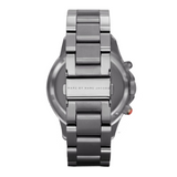 Buy Shop Marc Jacobs Rock Chronograph Silver Dial Silver Steel Strap Watch for Men - MBM5028 USA Online