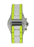 Buy Shop Marc Jacobs Rock Chronograph White Dial White & Green Silicone Strap Watch for Women - MBM2592 USA Online