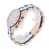 Buy Shop Marc Jacobs Rock Chronograph White Dial Two Tone Silicone Strap Watch for Women - MBM2594 USA Online
