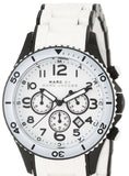 Buy Shop Marc Jacobs Rock Chronograph White Dial White Silicone Strap Watch for Women - MBM2574 USA Online