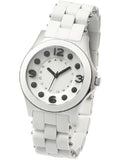 Buy Shop Marc Jacobs Rock White Dial White Silicone Strap Watch for Women - MBM2532 USA Online