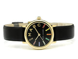 Buy Shop Marc Jacobs Roxy Black Dial Black Leather Strap Watch for Women - MJ1592 USA Online