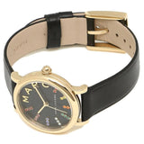 Buy Shop Marc Jacobs Roxy Black Dial Black Leather Strap Watch for Women - MJ1592 USA Online
