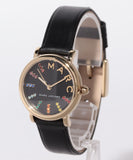 Buy Shop Marc Jacobs Roxy Black Dial Black Leather Strap Watch for Women - MJ1592 USA Online