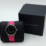 Buy Shop Marc Jacobs Roxy Black Dial Pink Leather Strap Watch for Women - MJ1535 USA Online