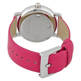 Buy Shop Marc Jacobs Roxy Black Dial Pink Leather Strap Watch for Women - MJ1535 USA Online