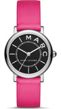 Buy Shop Marc Jacobs Roxy Black Dial Pink Leather Strap Watch for Women - MJ1535 USA Online