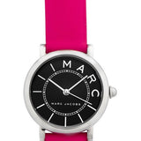 Buy Shop Marc Jacobs Roxy Black Dial Pink Leather Strap Watch for Women - MJ1540 USA Online