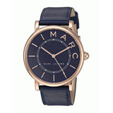 Buy Shop Marc Jacobs Roxy Navy Blue Dial Blue Leather Strap Watch for Women - MJ1534 USA Online
