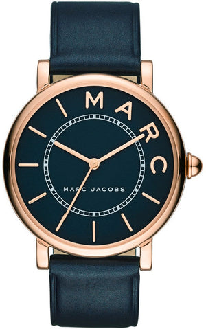 Buy Shop Marc Jacobs Roxy Navy Blue Dial Blue Leather Strap Watch for Women - MJ1534 USA Online