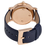 Buy Shop Marc Jacobs Roxy Navy Blue Dial Blue Leather Strap Watch for Women - MJ1534 USA Online