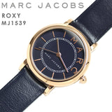 Buy Shop Marc Jacobs Roxy Navy Blue Dial Navy Blue Leather Strap Watch for Women - MJ1539 USA Online