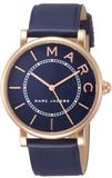 Buy Shop Marc Jacobs Roxy Navy Blue Dial Navy Blue Leather Strap Watch for Women - MJ1539 USA Online