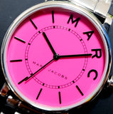Buy Shop Marc Jacobs Roxy Pink Dial Silver Steel Strap Watch for Women - MJ3524 USA Online