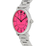 Buy Shop Marc Jacobs Roxy Pink Dial Silver Steel Strap Watch for Women - MJ3524 USA Online