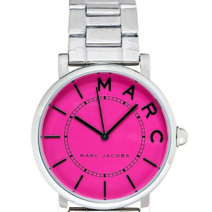 Buy Shop Marc Jacobs Roxy Pink Dial Silver Steel Strap Watch for Women - MJ3524 USA Online