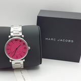 Buy Shop Marc Jacobs Roxy Pink Dial Silver Steel Strap Watch for Women - MJ3528 USA Online