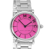 Buy Shop Marc Jacobs Roxy Pink Dial Silver Steel Strap Watch for Women - MJ3528 USA Online