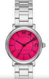 Buy Shop Marc Jacobs Roxy Pink Dial Silver Steel Strap Watch for Women - MJ3528 USA Online