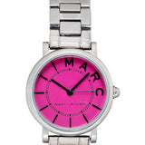 Buy Shop Marc Jacobs Roxy Pink Dial Silver Steel Strap Watch for Women - MJ3528 USA Online