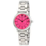 Buy Shop Marc Jacobs Roxy Pink Dial Silver Steel Strap Watch for Women - MJ3528 USA Online