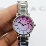Buy Shop Marc Jacobs Roxy Pink Dial Silver Steel Strap Watch for Women - MJ3552 USA Online