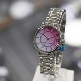 Buy Shop Marc Jacobs Roxy Pink Dial Silver Steel Strap Watch for Women - MJ3554 USA Online