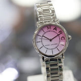 Buy Shop Marc Jacobs Roxy Pink Dial Silver Steel Strap Watch for Women - MJ3554 USA Online