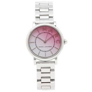 Buy Shop Marc Jacobs Roxy Pink Dial Silver Steel Strap Watch for Women - MJ3554 USA Online