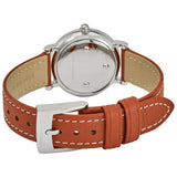 Buy Shop Marc Jacobs Roxy Silver Dial Brown Leather Strap Watch for Women - MJ1572 USA Online