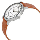 Buy Shop Marc Jacobs Roxy Silver Dial Brown Leather Strap Watch for Women - MJ1572 USA Online