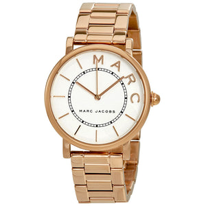 Buy Shop Marc Jacobs Roxy White Dial Rose Gold Steel Strap Watch for Women - MJ3523 USA Online