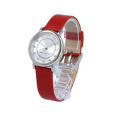 Buy Shop Marc Jacobs Roxy Silver Dial Red Leather Strap Watch for Women - MJ1632 USA Online