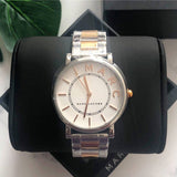 Buy Shop Marc Jacobs Roxy Silver Dial Two Tone Steel Strap Watch for Women - MJ3551 USA Online