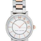 Buy Shop Marc Jacobs Roxy Silver Dial Two Tone Steel Strap Watch for Women - MJ3551 USA Online