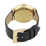 Buy Shop Marc Jacobs Roxy White Dial Black Leather Strap Watch for Women - MJ1532 USA Online
