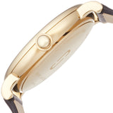 Buy Shop Marc Jacobs Roxy White Dial Black Leather Strap Watch for Women - MJ1532 USA Online