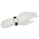 Buy Shop Marc Jacobs Roxy White Dial Black Leather Strap Watch for Women - MJ1537 USA Online