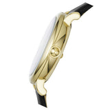 Buy Shop Marc Jacobs Roxy White Dial Black Leather Strap Watch for Women - MJ1537 USA Online