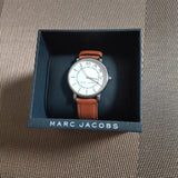 Buy Shop Marc Jacobs Roxy White Dial Brown Leather Strap Watch for Women - MJ1571 USA Online