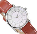 Buy Shop Marc Jacobs Roxy White Dial Brown Leather Strap Watch for Women - MJ1571 USA Online