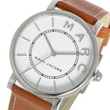 Buy Shop Marc Jacobs Roxy White Dial Brown Leather Strap Watch for Women - MJ1571 USA Online