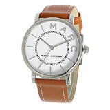 Buy Shop Marc Jacobs Roxy White Dial Brown Leather Strap Watch for Women - MJ1571 USA Online