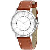 Buy Shop Marc Jacobs Roxy White Dial Brown Leather Strap Watch for Women - MJ1571 USA Online