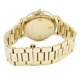 Buy Shop Marc Jacobs Roxy White Dial Gold Steel Strap Watch for Women - MJ3522 USA Online